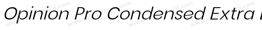 Opinion Pro Condensed Extra Light字体转换